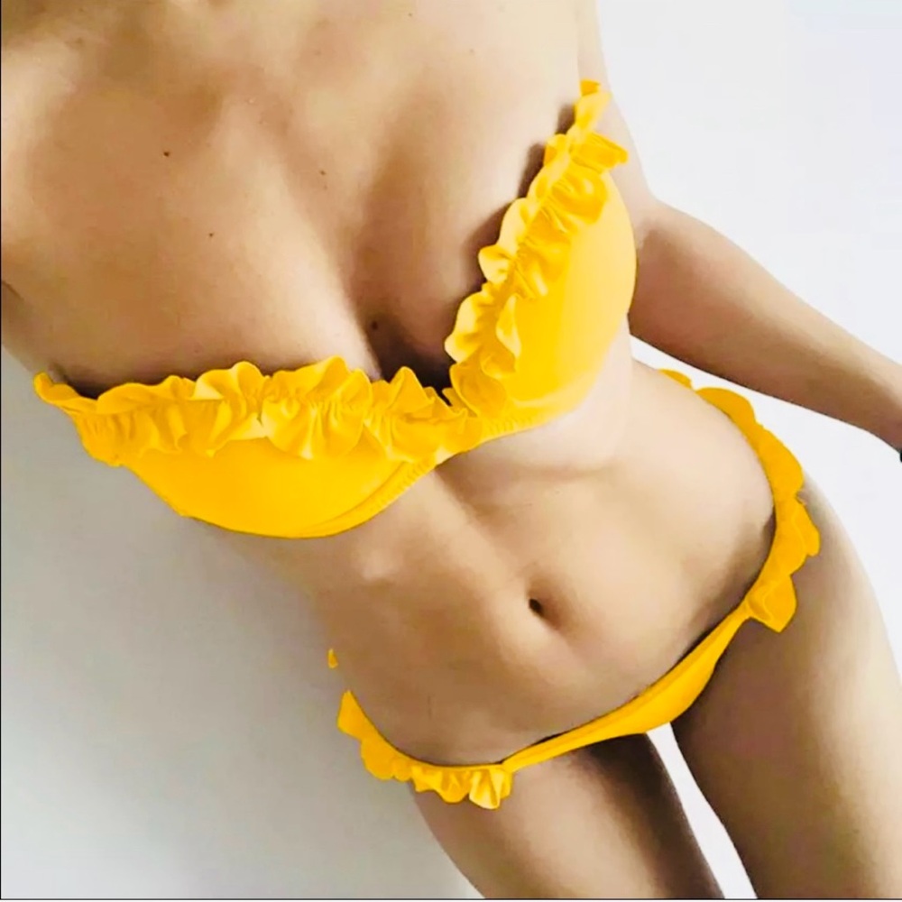 Yellow Itsy Bitsy Bikini